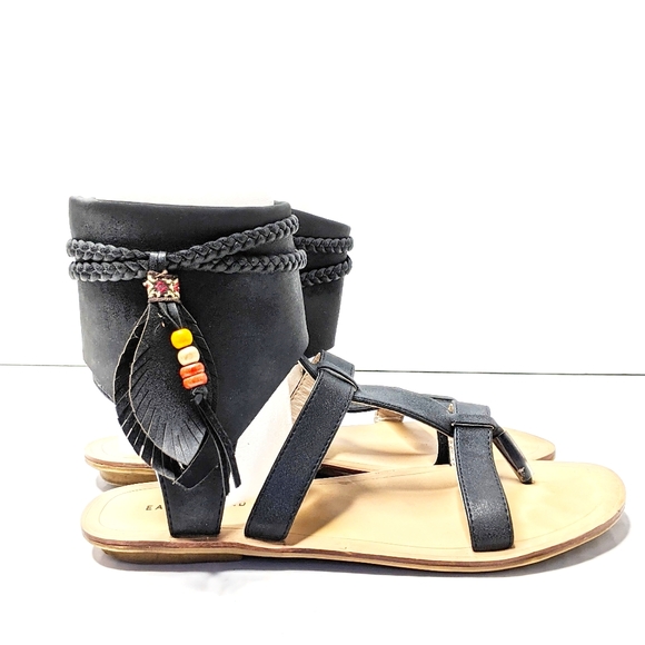 EARTHBOUND Shoes - EUC Earthbound tribal gladiator style sandals